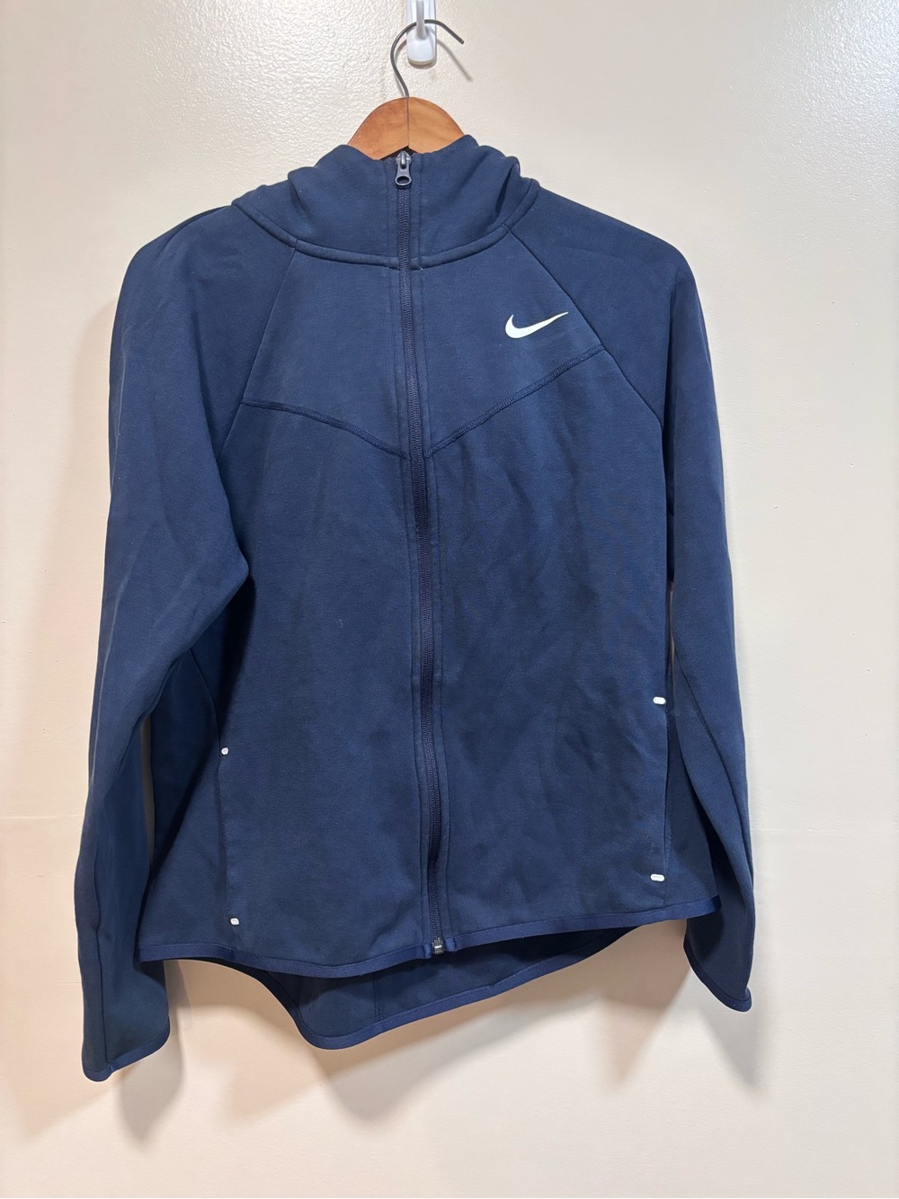 Nike Windrunner Tech Fleece Navy Blue Hoodie Women's Sz L